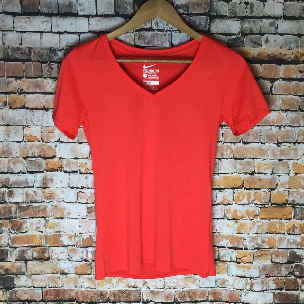 Nike V-Neck Short Sleeve Women (S)